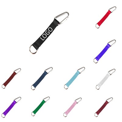 Sublimated 3/4" Pocket Lanyard w/Carabiner & Keyring